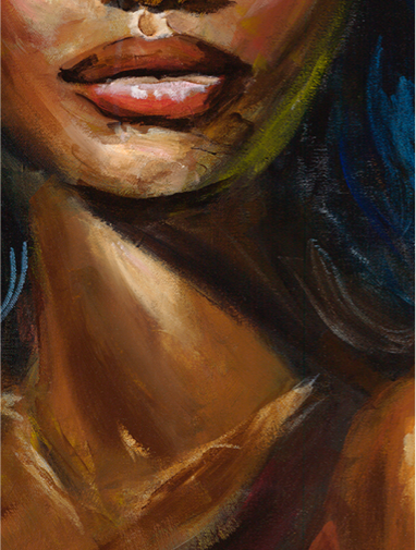 Light and shadow detail from Brown Queen