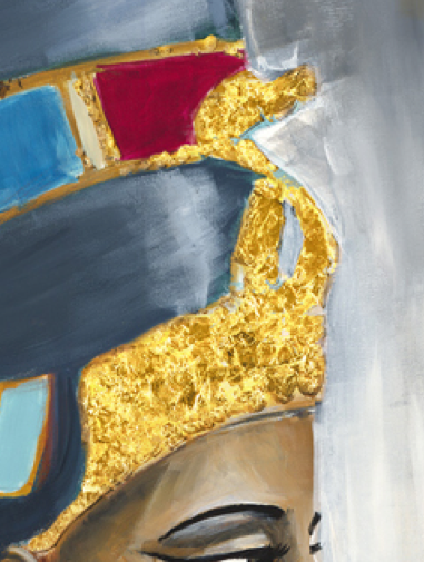Surface and gold detail from Crowned in Resilience